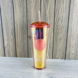 STARBUCKS Rose Gold Kaleidoscope 24oz Tumbler Cup